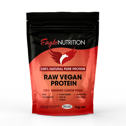 Eagle Nutrition Raw Vegan Protein 100% Carob Pods