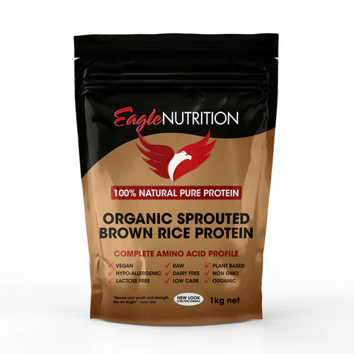 Eagle Nutrition Organic Sprouted Brown Rice Protein 1kg