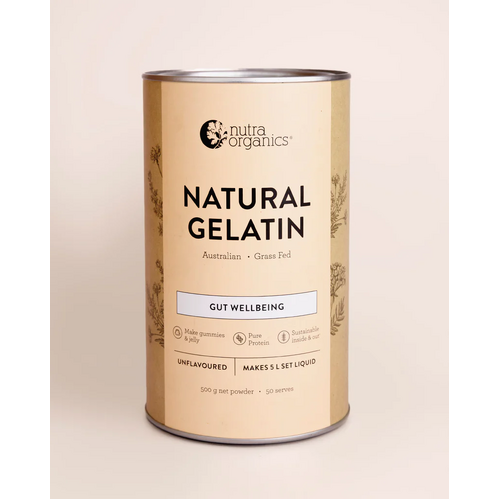 Nutra Organics Natural Gelatin 250g