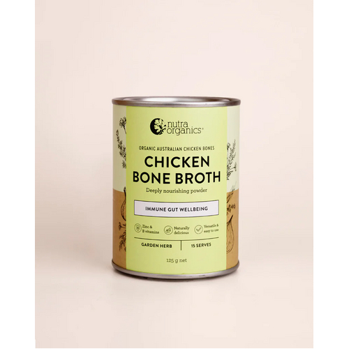 Nutra Organics Chicken Bone Broth 125g - Garden Herb